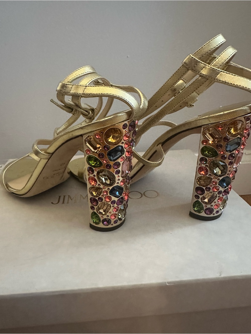 Jimmy Choo Maeve Gemstone block heel - Picture 2 of 5